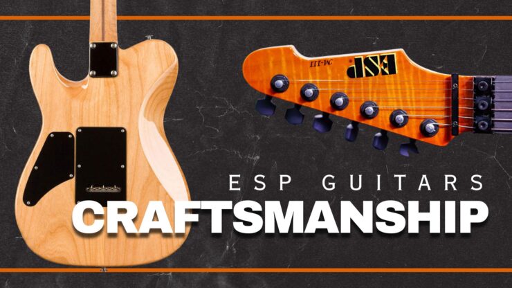 ESP craftmanship, Guitar Body, ESP guitar head 